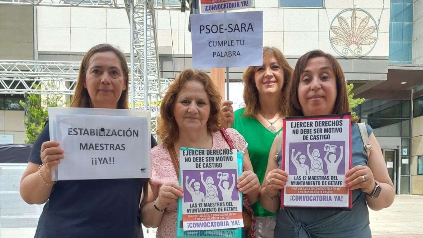 El Gobierno socialista de Sara Hernández en Getafe incumple su compromiso con las maestras interinas