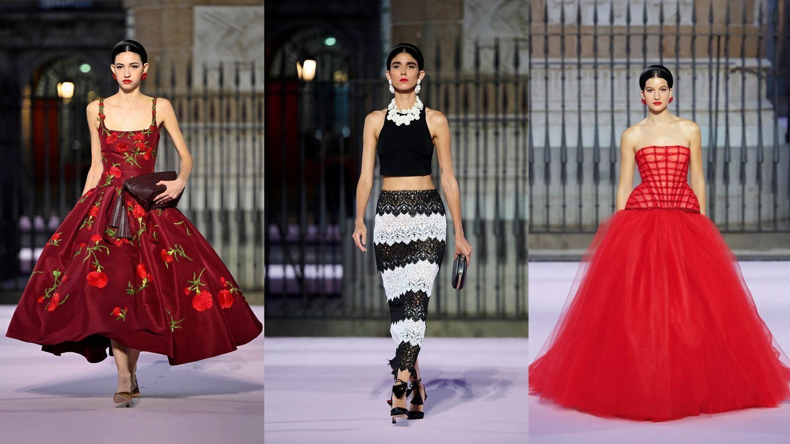 Carolina Herrera paraliza la Plaza Mayor de Madrid 