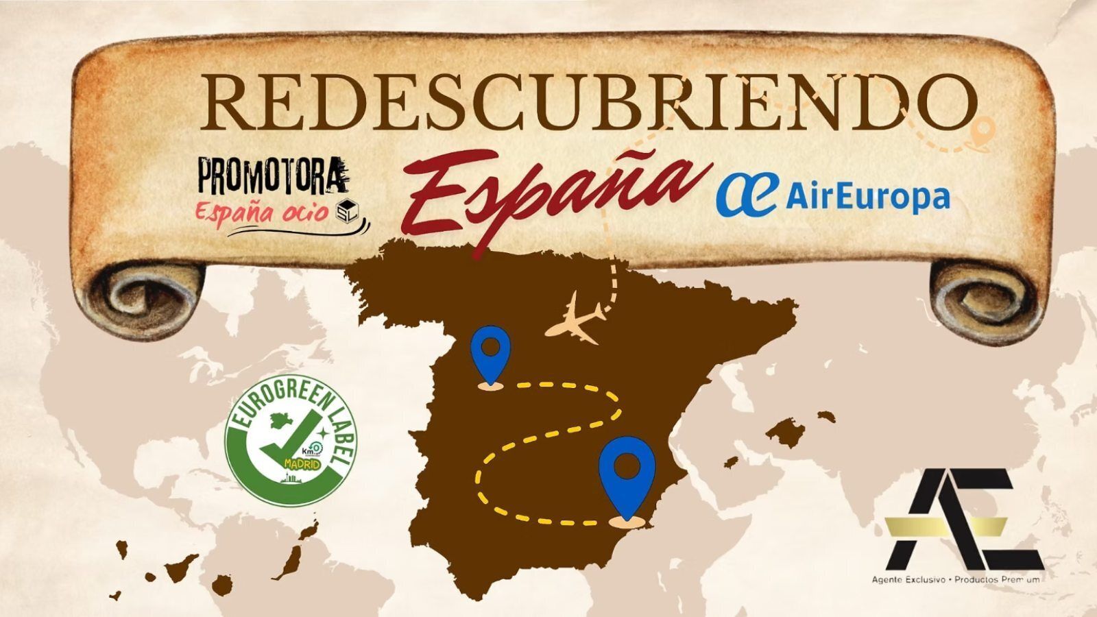 Eurogreen Label Madrid lanza “Redescubriendo España” con Air Europa y un 10% de descuento para viajar