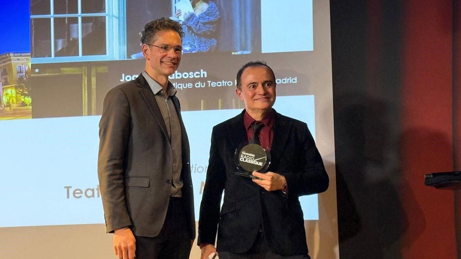 El Teatro Real recibe el Trofeo Mezzo Internacional por su excelencia