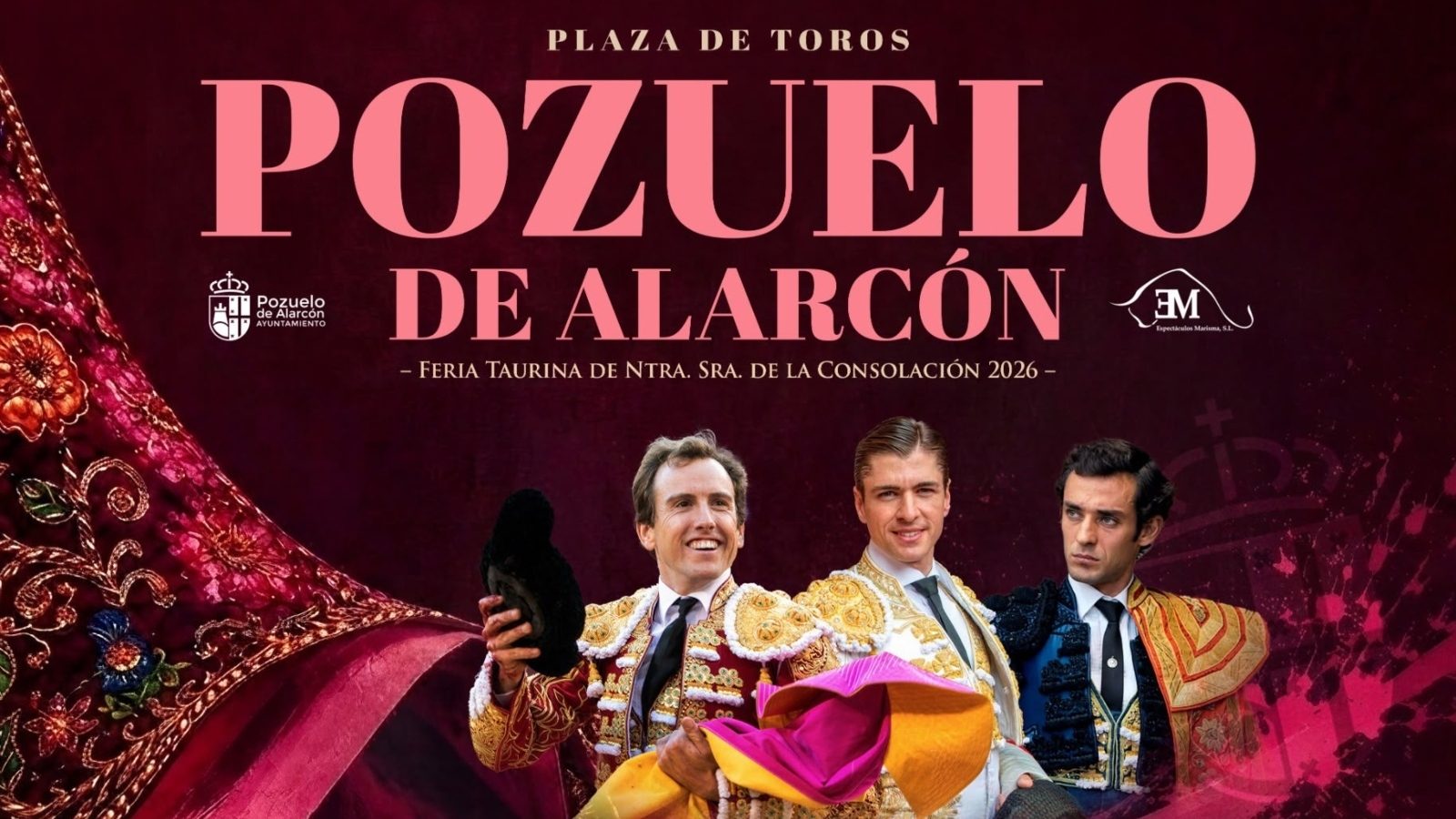 Román, Alejandro Mora y Álvaro Burdiel integran el cartel taurino del 11 de septiembre en Pozuelo