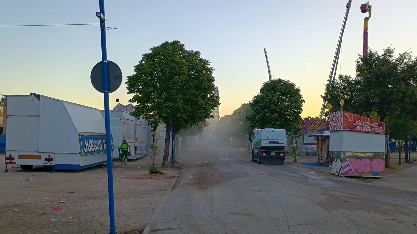 Alcalá despliega un dispositivo de limpieza para sus Ferias Alcalá despliega un dispositivo de limpieza para sus Ferias
