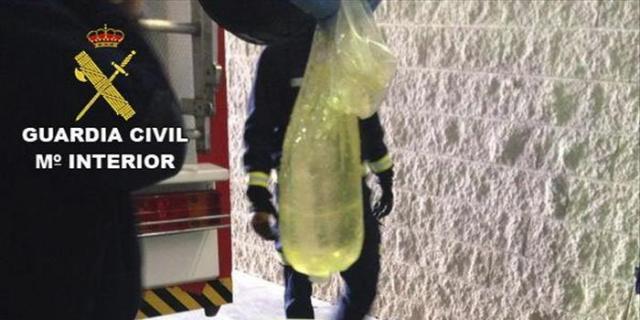 Ocultaba un kilo de cocaína líquida en una bicicleta