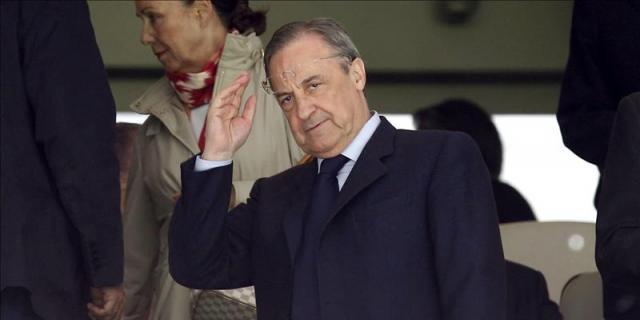 Pérez dice que es un "tópico" que el palco del Bernabéu sea un lugar de negocios