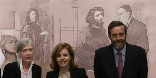 Sáez de Santamaría inaugura la retrospectiva de Richard Hamilton