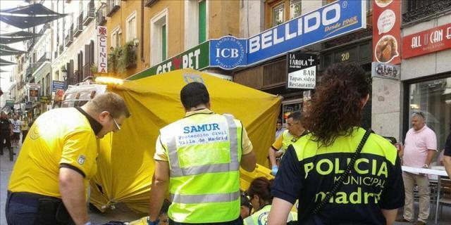 Muy grave un hombre de 36 años al ser apuñalado cerca de la Puerta del Sol