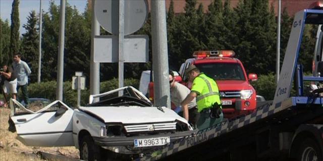 Dos fallecidas y una niña herida grave en un accidente de tráfico en Fuenlabrada