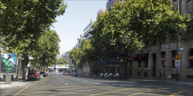 Madrid sin coches, una estampa inusual