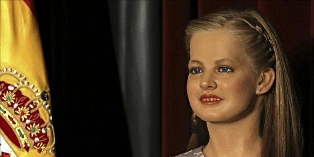 Leonor de Borbón ya tiene su escultura en el Museo de Cera