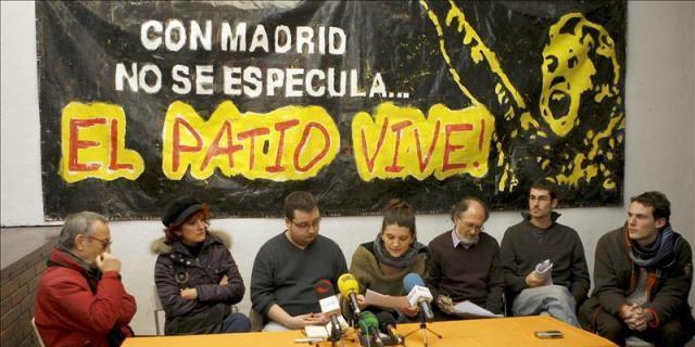 Los okupas del Patio Maravillas se reunirán con el concejal presidente del distrito Centro