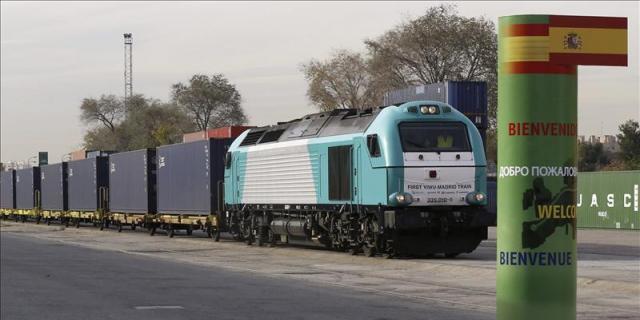 El segundo tren mercante Yiwu-Madrid tardará 18 días