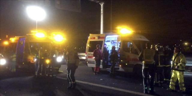 Una mujer muerta y dos heridos en un accidente de tráfico en la M-50