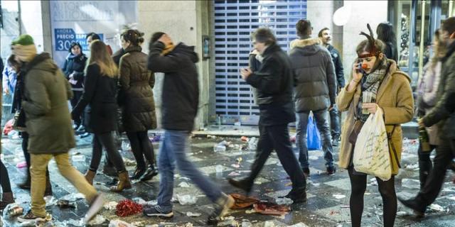 24.000 kilos de basura retirados tras las campanadas