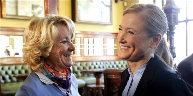 El PP se decanta por Cristina Cifuentes y Esperanza Aguirre para mantener Madrid