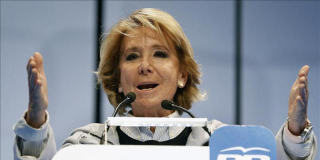 Esperanza Aguirre afirma que pitar al Rey o al himno es una manifestación de odio a los españoles