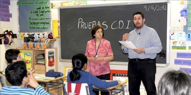 Los alumnos de 6º de primaria realizan la prueba de CDI