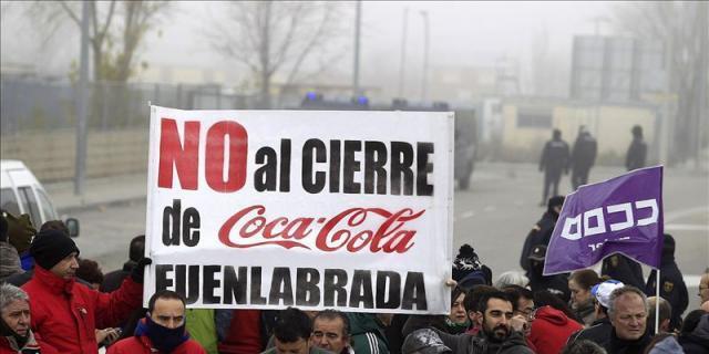El comité de empresa de Coca-Cola denuncia que le prohíben el acceso a una reunión