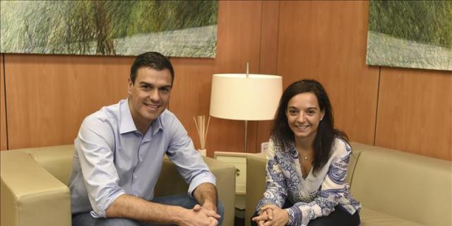 Sánchez se reúne con Hernández tras ganar las primarias para dirigir el PSM