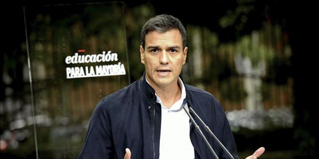 Pedro Sánchez propone universalizar la enseñanza de 0 a 18 años