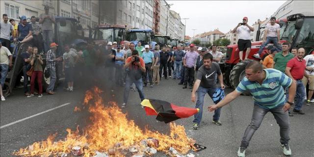 Distribución muestra repulsa ante las manifestaciones violentas de ganaderos