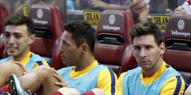 Messi, suplente en el Barcelona; Torres, titular en el Atlético