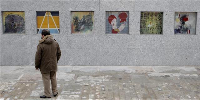 El monumento del 11-M en El Pozo aparece con varios cristales reventados