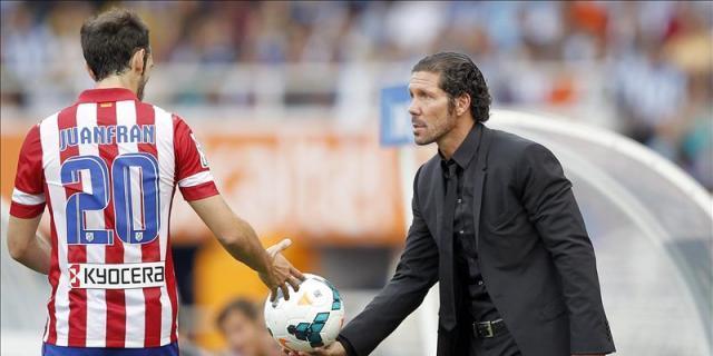 Simeone recupera a Juanfran