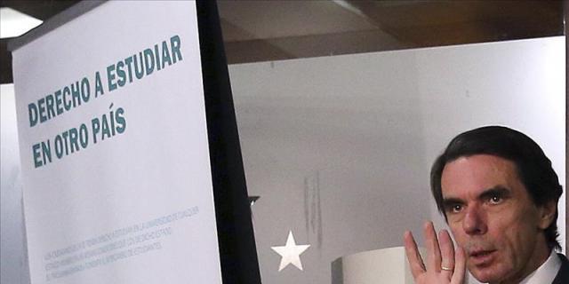 Aznar, ante la amenaza terrorista: "No podemos quedarnos de brazos cruzados"