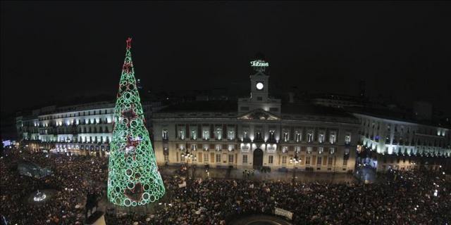 El aforo máximo en la Puerta del Sol será de 25.000 personas en Nochevieja