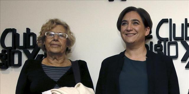 La inocentada de Ahora Madrid, de #AlcaldíasRotativas entre Carmena y Colau, "trending topic" en Twitter