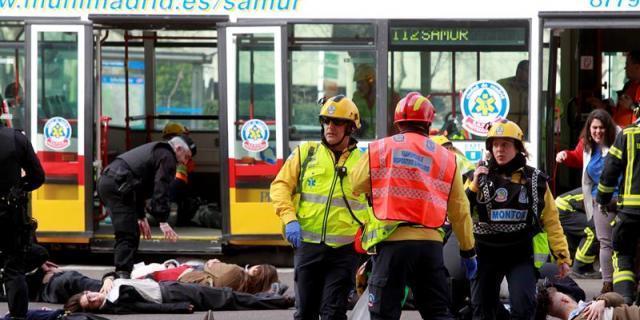 Samur y Summa ensayan un simulacro conjunto para mostrar su coordinación