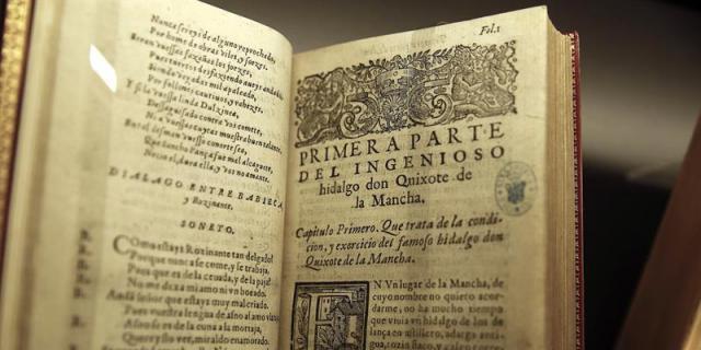 La primera gran exposición de Cervantes estará en la Biblioteca Nacional 