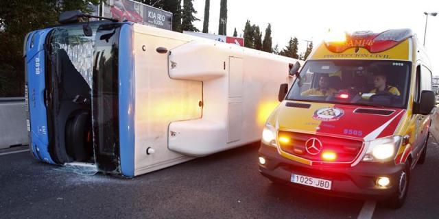 Todos los heridos en el vuelco del autobús han sido dados de alta