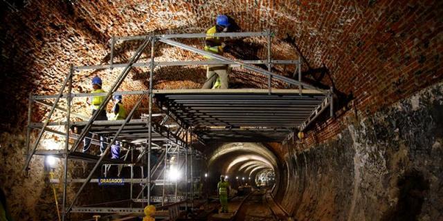 Las obras de la Línea 1 llegan a su ecuador con un 45% de ejecución