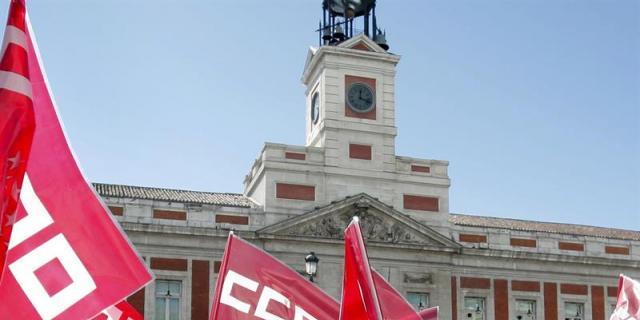 Los sindicatos dicen que aunque baja el paro aumenta la precariedad