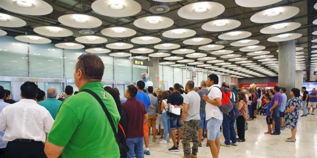 Barajas registró en septiembre 4,61 millones de pasajeros, un 6,4% más