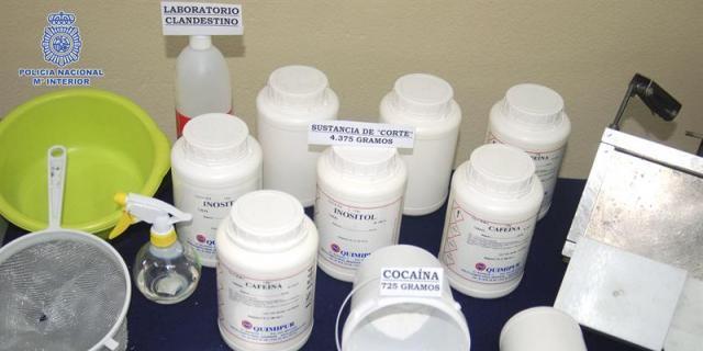 Cae una banda que elaboraba y distribuía cocaína desde Madrid