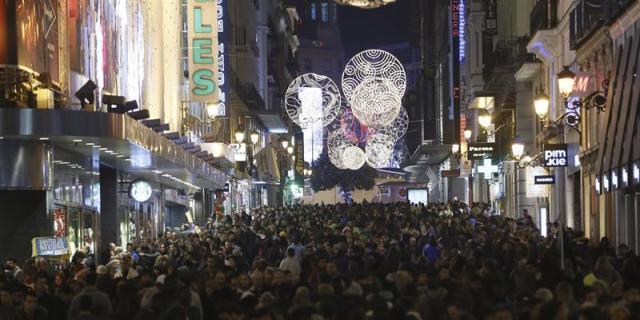 Los madrileños gastarán una media de 262 euros esta Navidad