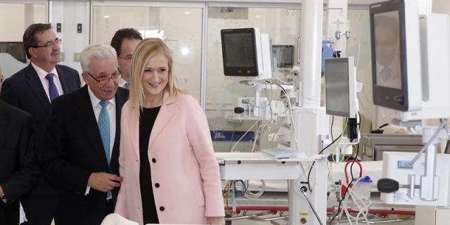 Cifuentes inaugura la nueva "UCI Aladina" del Hospital Niño Jesús