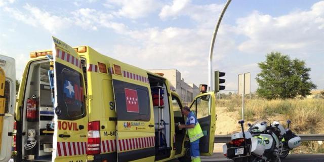 Muere un hombre tras perder el control de su moto en la M-40
