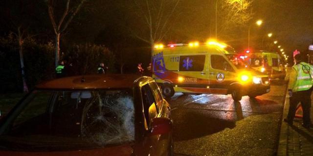 Fallece en el hospital una de las chicas atropellada en Usera