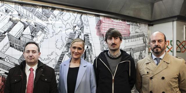 La Comunidad recuerda a Lina Morgan en La Latina con un mural y una placa