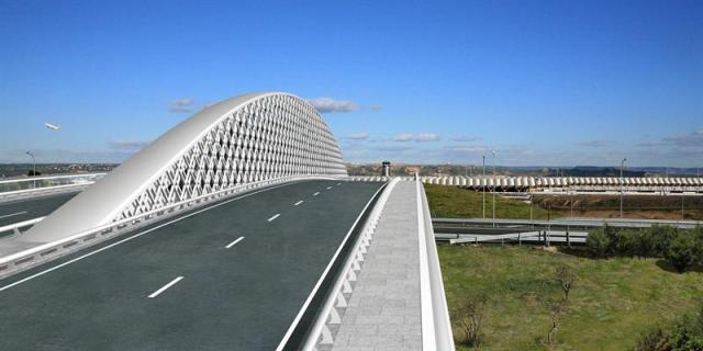 Comienza la construcción del puente que unirá Valdebebas con el aeropuerto