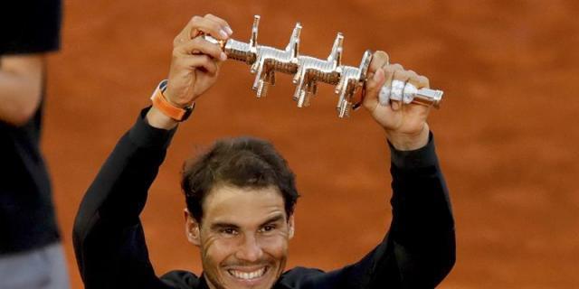 Nadal gana en Madrid por quinta vez e iguala a Djokovic con 30 Masters 1.000
