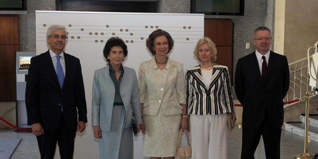 La reina Sofía cierra el curso de la Escuela de Música que lleva su nombre