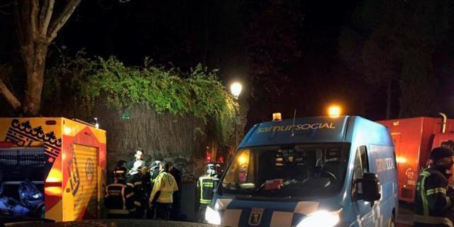 Ocho heridos y cinco policías atendidos en un incendio en una residencia de ancianos