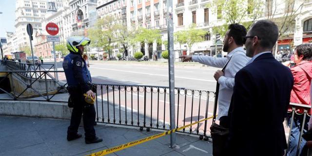 Reabren el tráfico en el centro de Madrid tras la reparación de escape de gas
