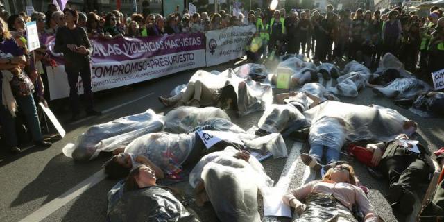 El feminismo vuelve a la calle para pedir fondos contra la violencia machista
