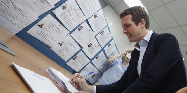 Pablo Casado gana en la Comunidad de Madrid con más del 50% de los votos