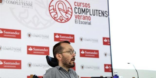 Echenique augura que los candidatos del PP harán un "pacto de perdedores"